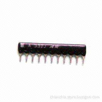 Thick Film Resistor Network with Black Color Coating, RN-A and RN-B are Available